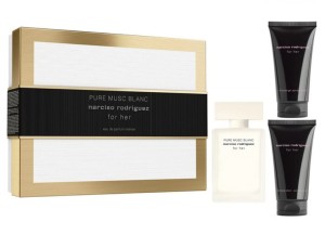 Narciso Rodriguez PURE MUSC BLANC edpi 50ml + BL 50ml + SG 50ml zestaw